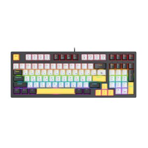 1203pan GK-500 97-Key Mechanical Keyboard — USB-C Wired, RGB 6-Color 18 Modes, Win/Mac Switch