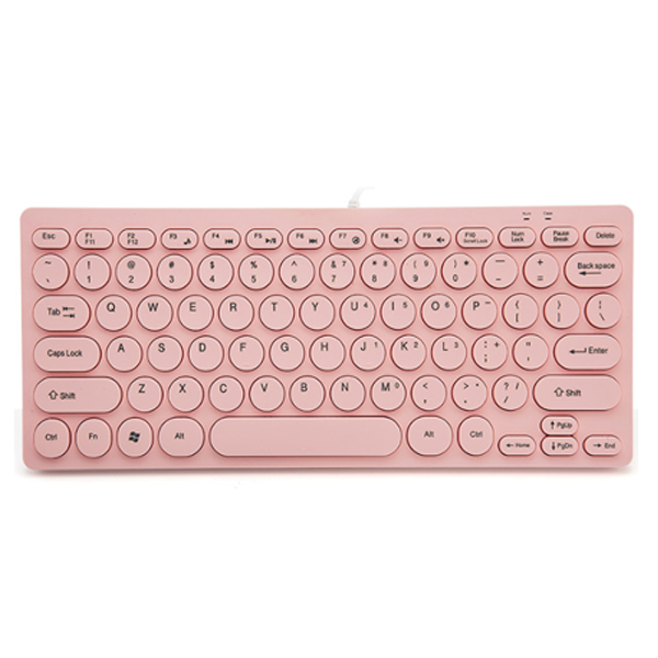 1203pan CK-84 Silent Chiclet Keyboard — USB Wired, Low-Profile Scissor, Quiet Typing
