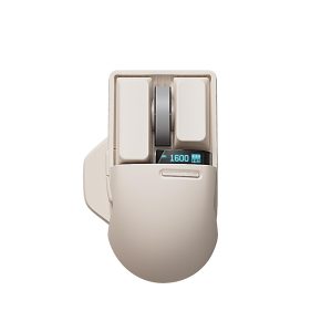 1203pan MB-TOUCH Tri-Mode Mouse — OLED DPI Display, Glass-Tracking Sensor, Replaceable Buttons, Silent Clicks